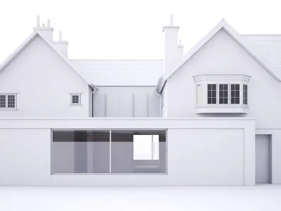 British House Little Hill 3D model
