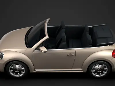 VW Beetle Final Edition Convertible 2020 3D model