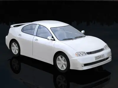 High-end Sedan Car 3D model