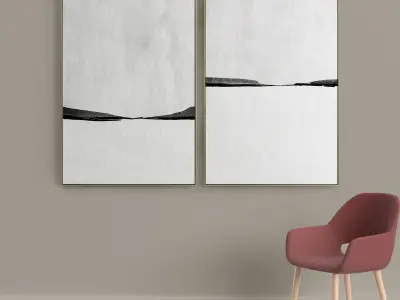 Photo Frame 201 Low-poly 3D model