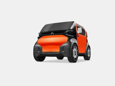Citroen Ami One concept 2019 Low-poly 3D model