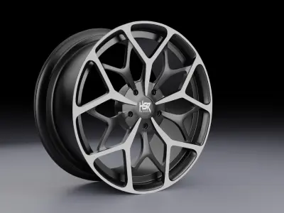Hsr Wheel myth 01 Low-poly 3D model