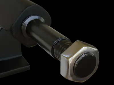 Longboard truck Free 3D model