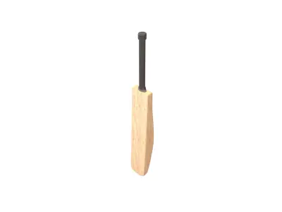 Cricket Bat v1 002 Low-poly 3D model