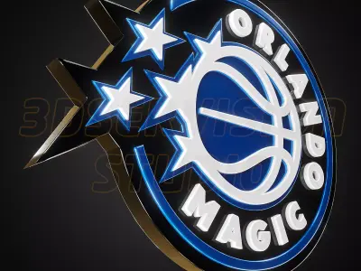 Orlando Magic logo - Cinematic - 3D print 3D model