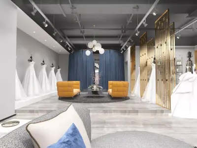 Full Wedding Dress Design Studio 3D model