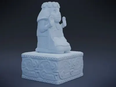 Cihuateteo - Aztec Deity 3D print model