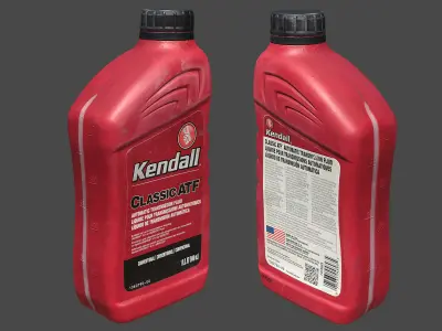 Transmission Fluid Bottle 3D model