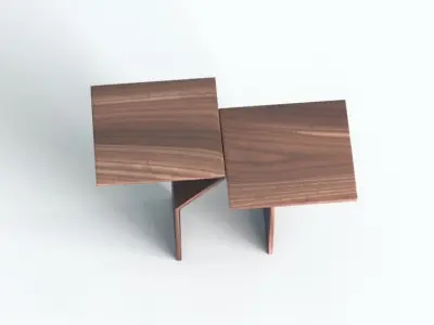 Table Wood Free 3D model