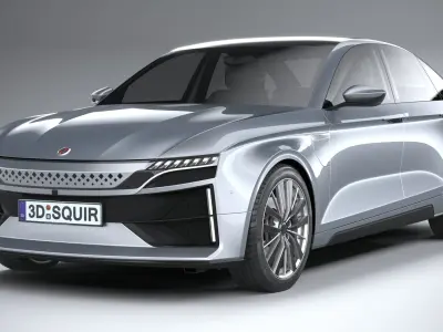 Generic Sedan EV 2023 3D model