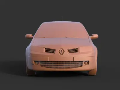 Renault Megane 3D print model