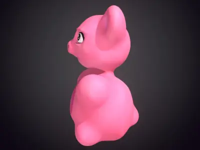 cute teddy bear 3D model