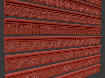 ORNAMENT TRIM 01 3D model