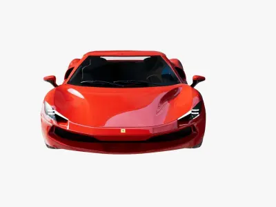 Ferrari 296 GTB 3D Model 3D model