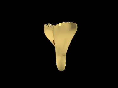 Diamond Ring 025 3D print model