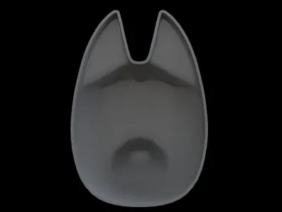 Japanese Fox Mask 3D Model 3D model
