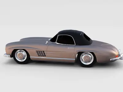 Mercedes 300SL Pack 3D model