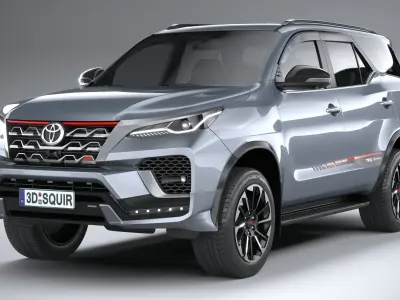 Toyota Fortuner TRD 2021 3D model