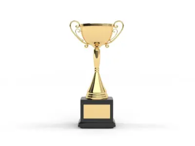 Cups Trophy 3D model 7