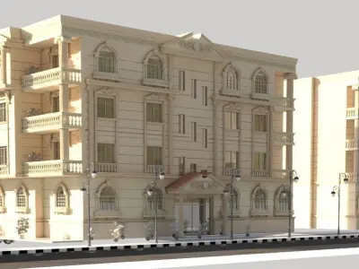 residential building 3D model