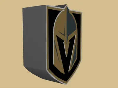 Las Vegas Golden Knights Team Logo 3D model
