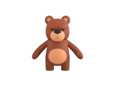 Character001 Bear 3D model