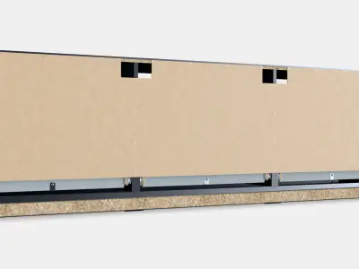 BRIMNES TV bench 3D model