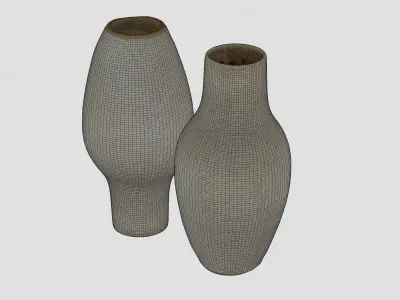 POLYPASTA - Kiessling vase beige 3D model
