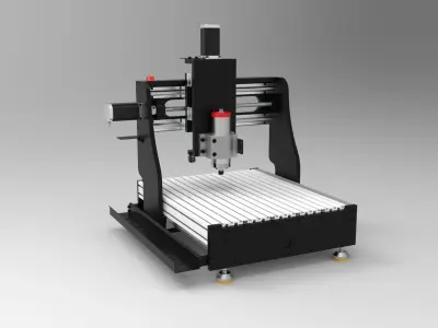 CNC milling machine  3D print model