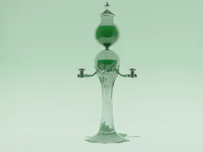 Absinthe Decanter Set 3D model