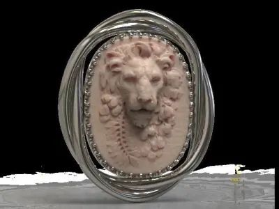 Cameo frame 3D print model