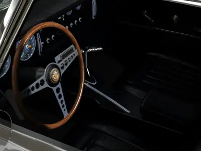 Jaguar EType Coupe 3D model