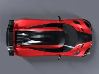 Koenigsegg One 3D model