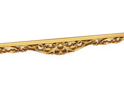 Classic carved decor ornament 389 3D model