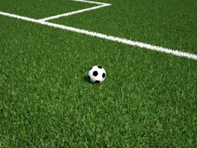 Rigged - Football - Soccer Ball - Squash and Stretch 3D model Low-poly 3D model