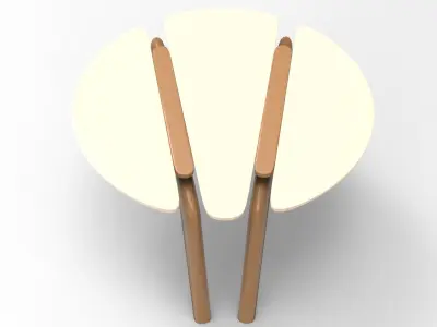 Rontiga Coffee Table Low-poly 3D model