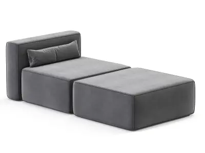 Mix Modular Chaise Free 3D model