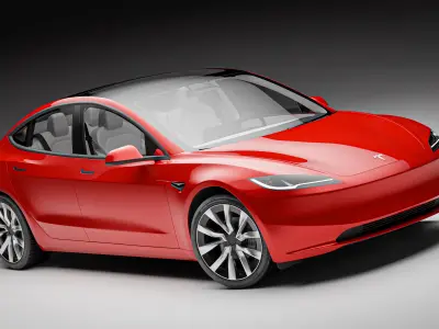 Tesla Model 3 2024 3D model buy