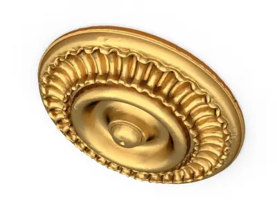 Classic carved decor ornament 514 3D print model