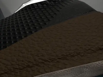 Modern Stylish Sneakers Low-poly 3D model