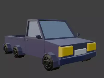 Car pick up 3D print model