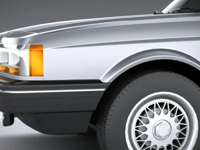 Generic Sedan 1980 3D model