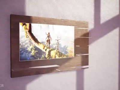 Low Poly TV Panel ArchViz - Game Ready Low-poly 3D model