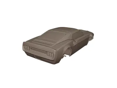 Mach forty 1969 3d print model 3D print model