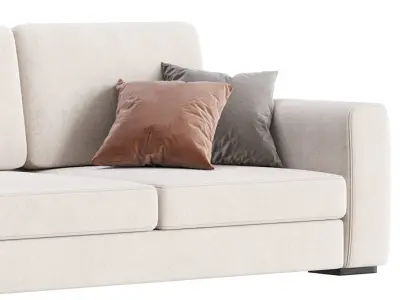 Grey Sofa 3D model