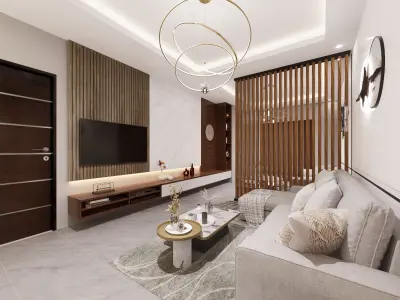 Scene D5 Interior design and 3d Interior model 3D model