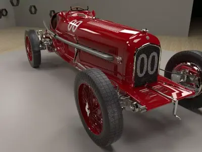 Alfa Romeo P3 3D model