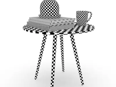 Decoration Set - Livingroom 02 3D model