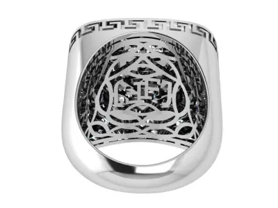  Fashion Luxury Ring 3989 3D print model