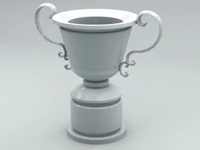 Sport Trophy Low-poly 3D model